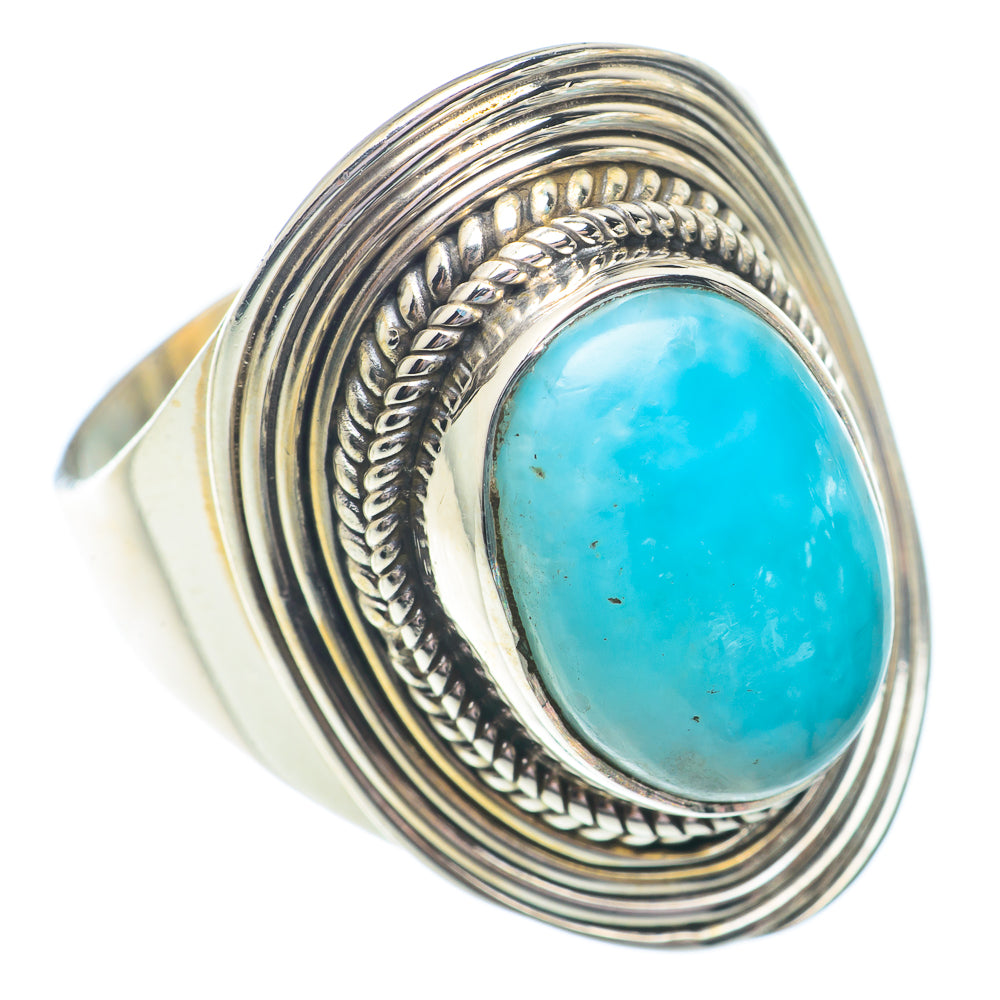 Larimar Rings handcrafted by Ana Silver Co - RING72971