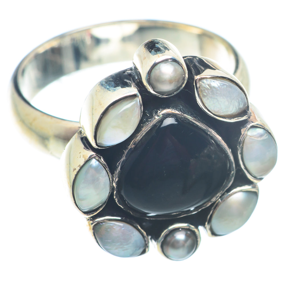 Black Onyx Rings handcrafted by Ana Silver Co - RING72997