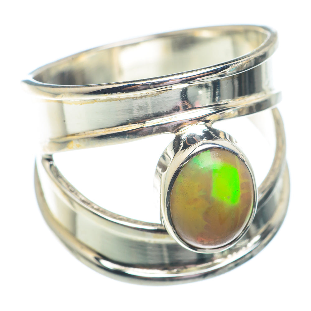 Ethiopian Opal Rings handcrafted by Ana Silver Co - RING73006