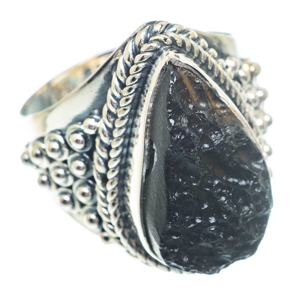 Tektite Rings handcrafted by Ana Silver Co - RING73033 - Photo 2