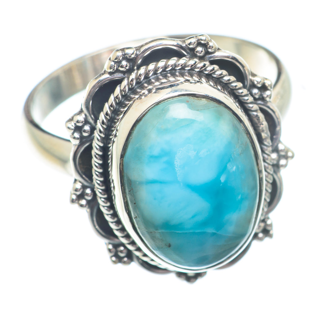 Larimar Rings handcrafted by Ana Silver Co - RING73043