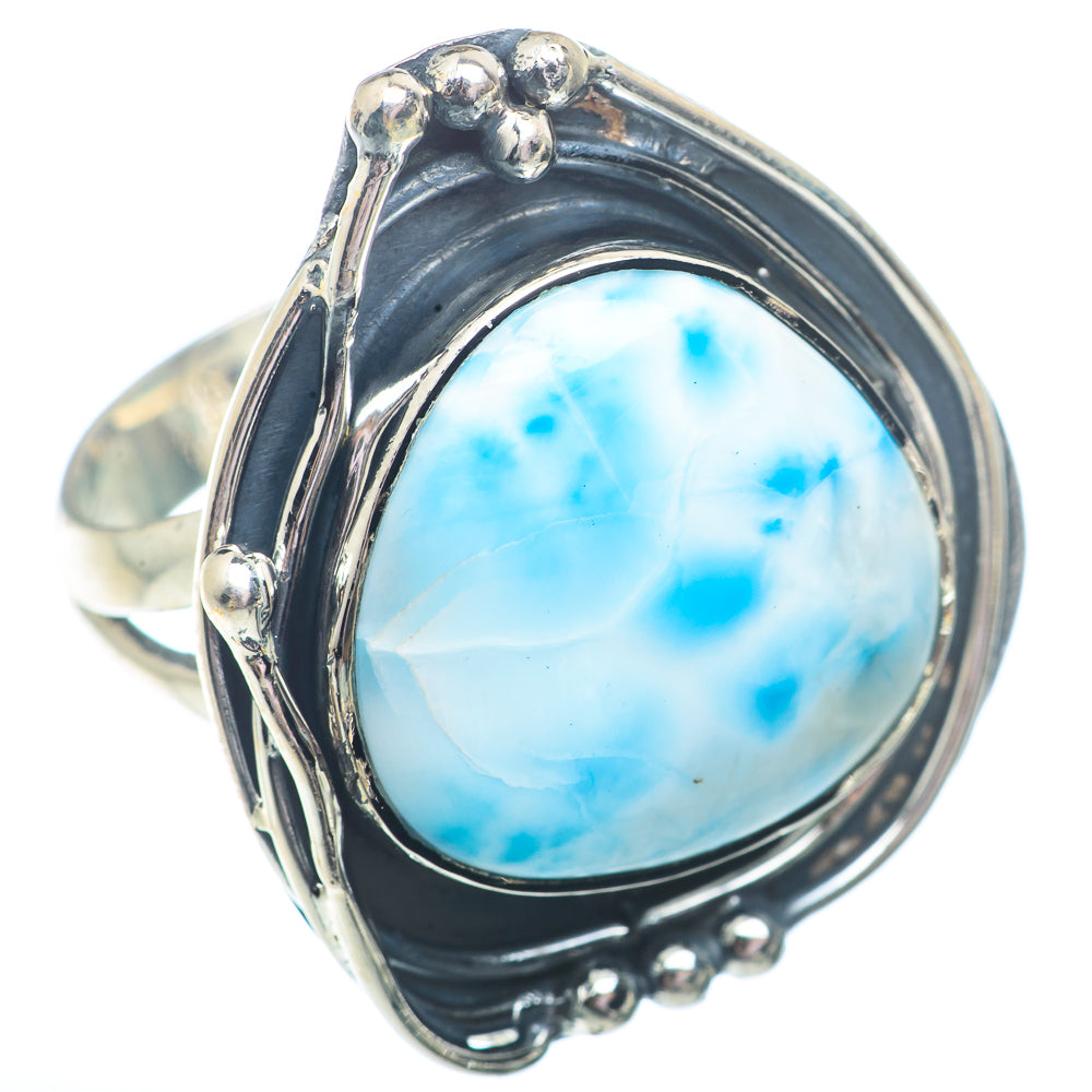 Larimar Rings handcrafted by Ana Silver Co - RING73135
