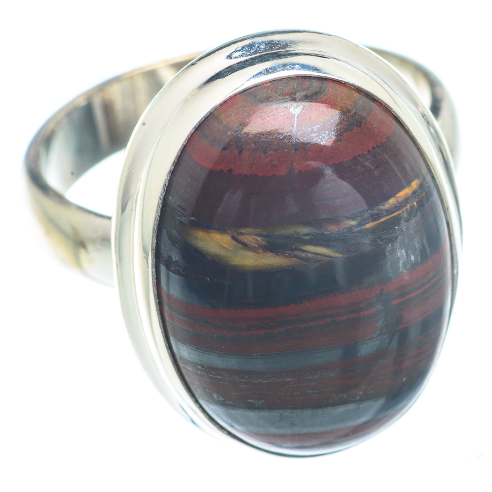 Red Tiger Iron Rings handcrafted by Ana Silver Co - RING73152