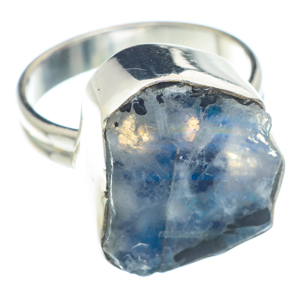 Rainbow Moonstone Rings handcrafted by Ana Silver Co - RING73170