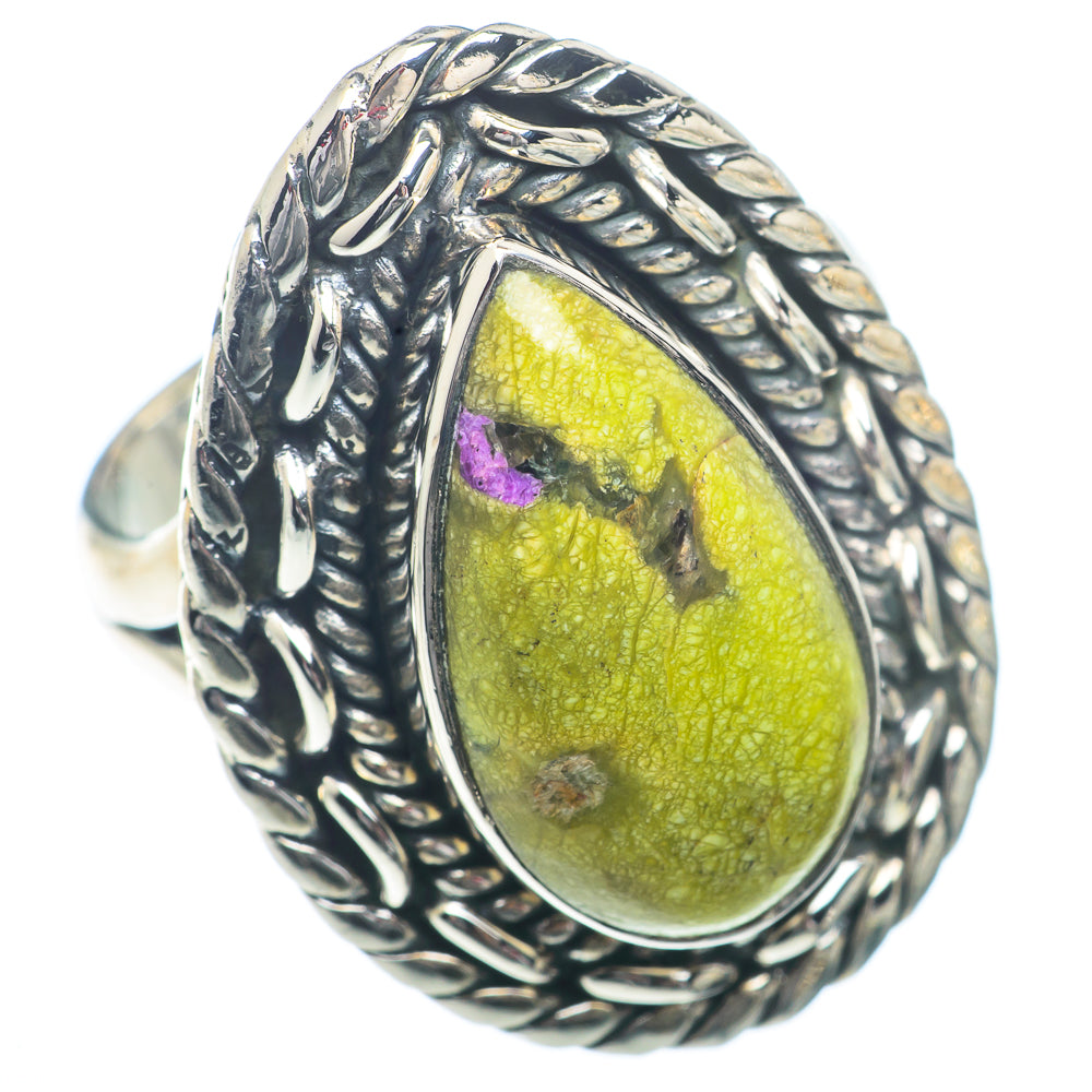 Atlantisite Rings handcrafted by Ana Silver Co - RING73227 - Photo 2