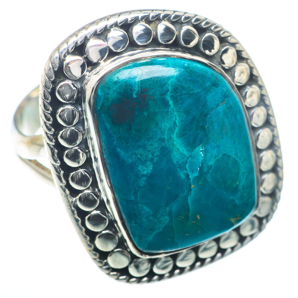 Chrysocolla Rings handcrafted by Ana Silver Co - RING73232