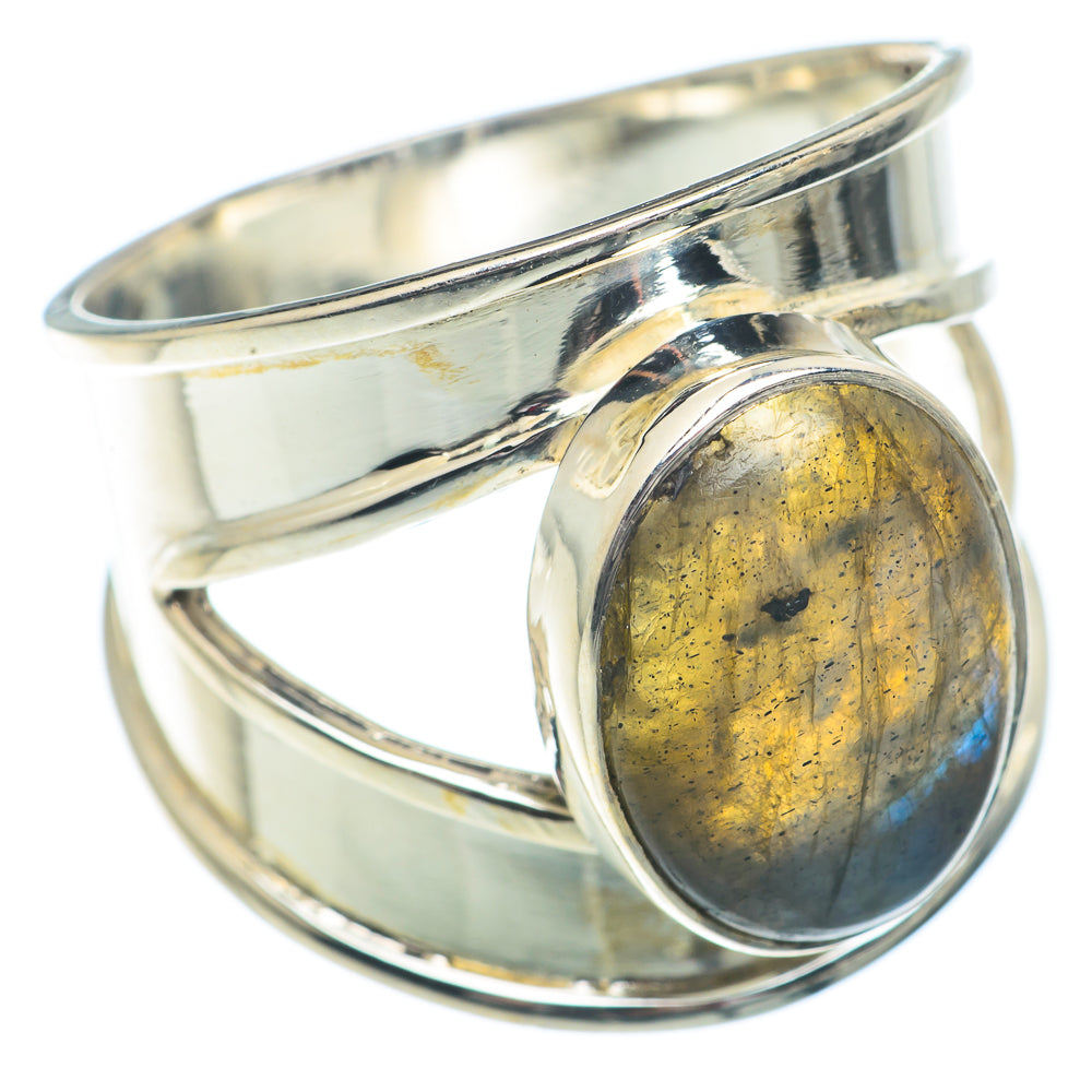 Labradorite Rings handcrafted by Ana Silver Co - RING73275