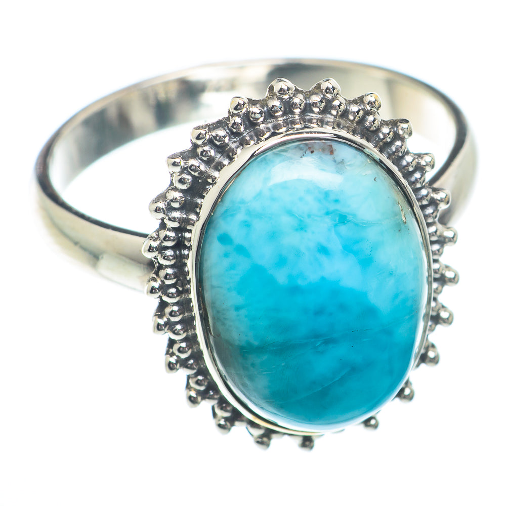 Larimar Rings handcrafted by Ana Silver Co - RING73277