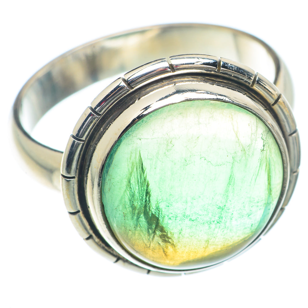 Green Fluorite Rings handcrafted by Ana Silver Co - RING73280