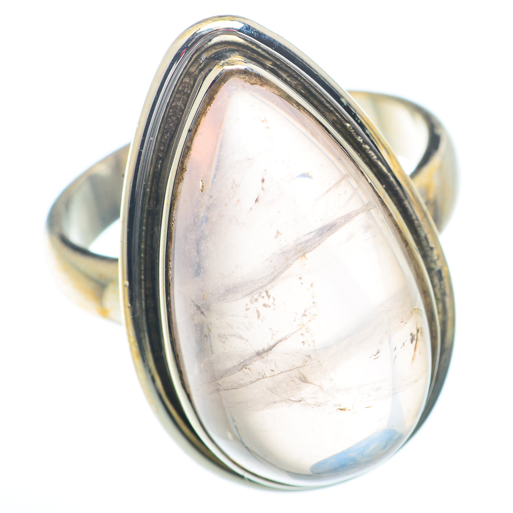 Rose Quartz Rings handcrafted by Ana Silver Co - RING73289