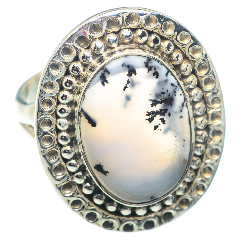 Dendritic Opal Rings handcrafted by Ana Silver Co - RING73299