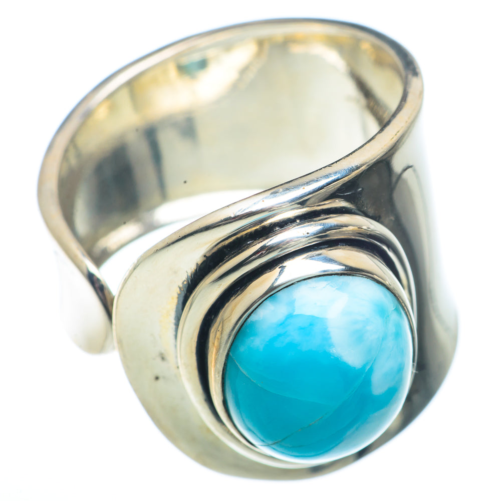 Larimar Rings handcrafted by Ana Silver Co - RING73307