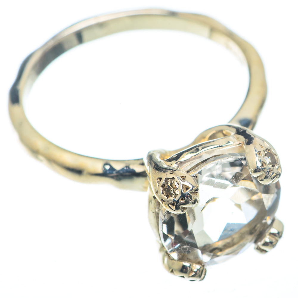 White Quartz Rings handcrafted by Ana Silver Co - RING73335