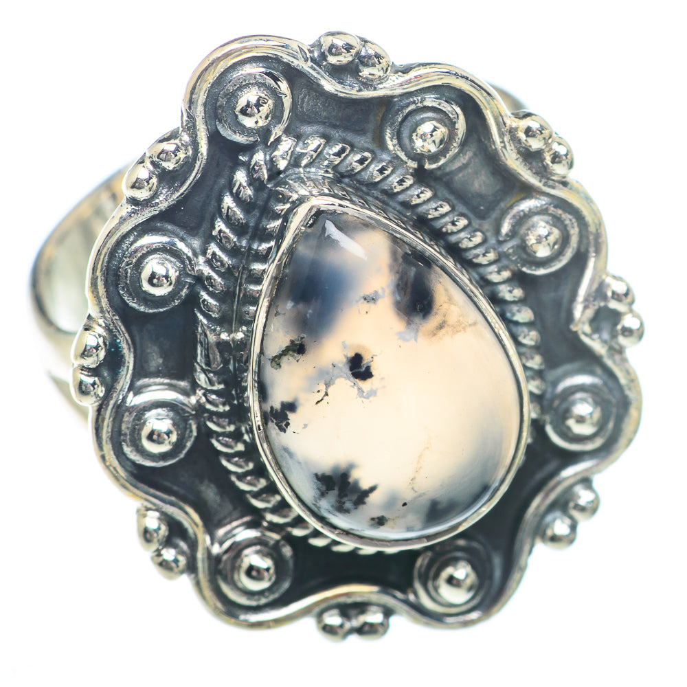 Dendritic Opal Rings handcrafted by Ana Silver Co - RING73337