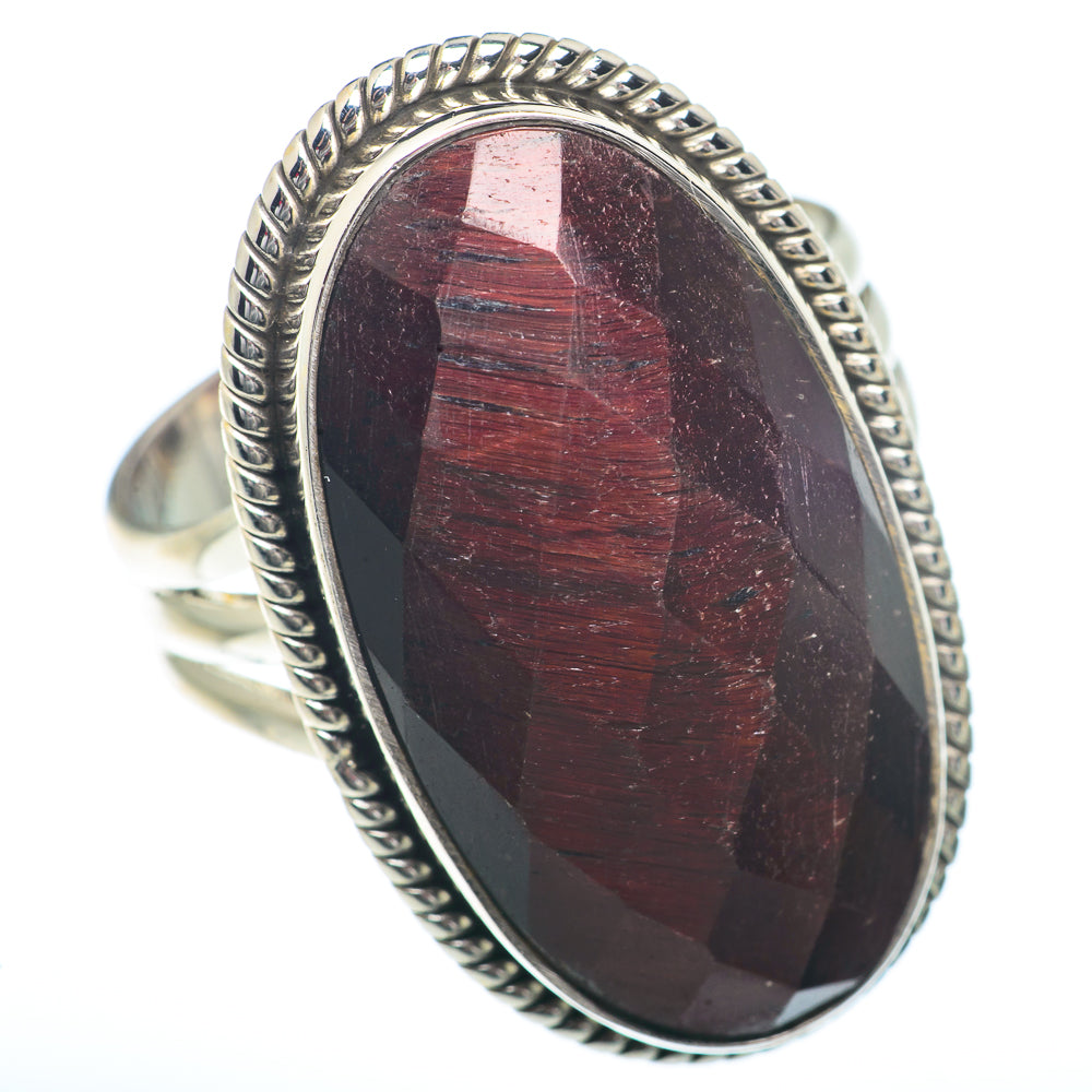 Red Tiger Eye Rings handcrafted by Ana Silver Co - RING73391