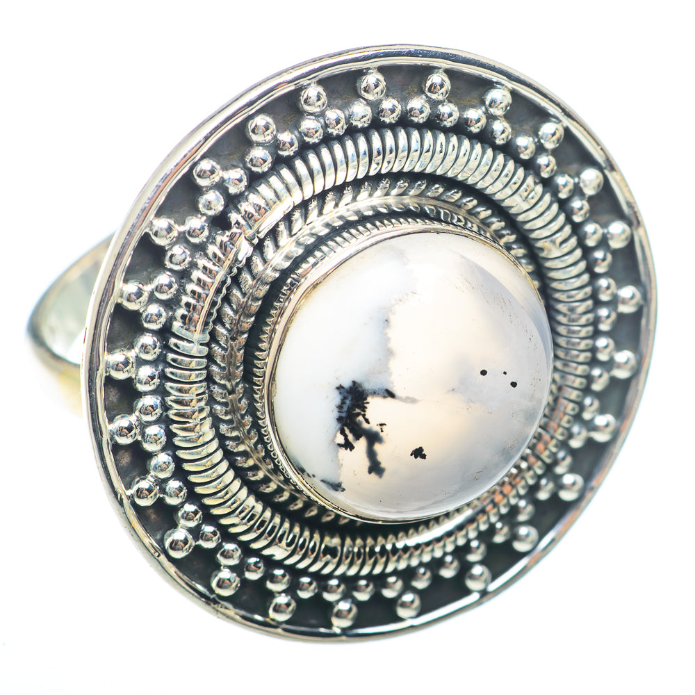 Dendritic Opal Rings handcrafted by Ana Silver Co - RING73405