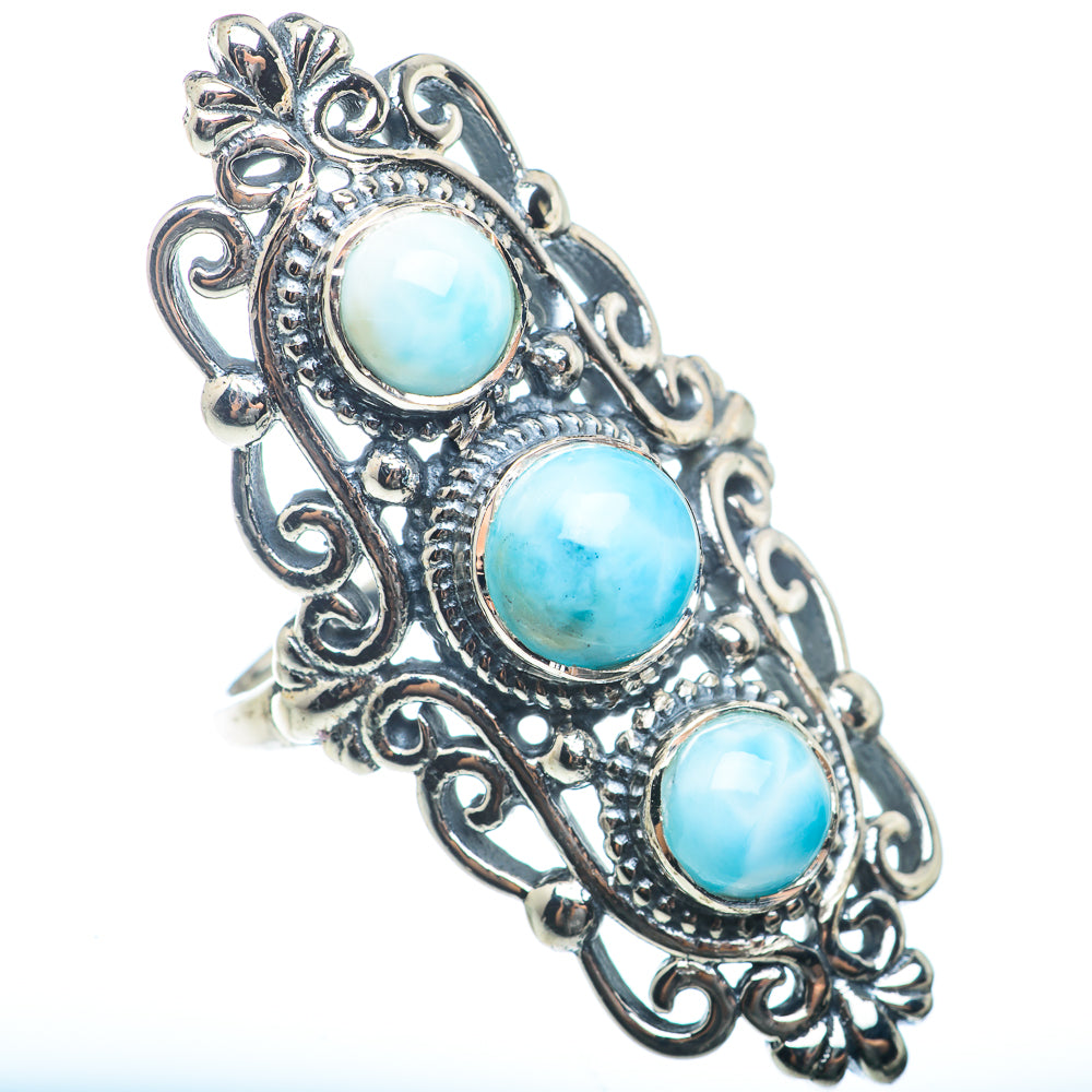 Larimar Rings handcrafted by Ana Silver Co - RING73417
