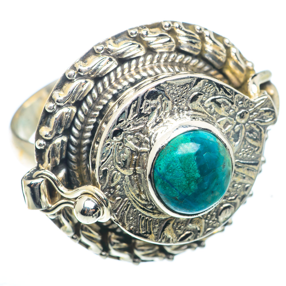 Chrysocolla Rings handcrafted by Ana Silver Co - RING73458