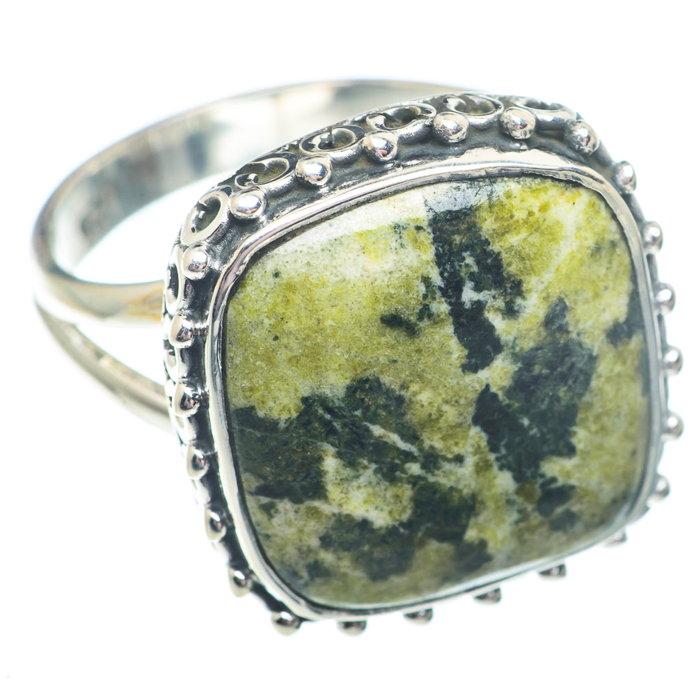 Rainforest Jasper Rings handcrafted by Ana Silver Co - RING73583