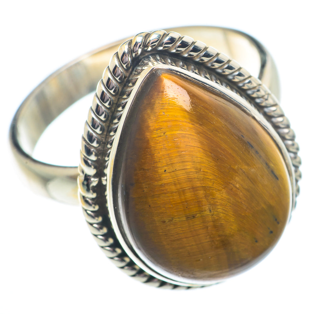 Tiger Eye Rings handcrafted by Ana Silver Co - RING73588