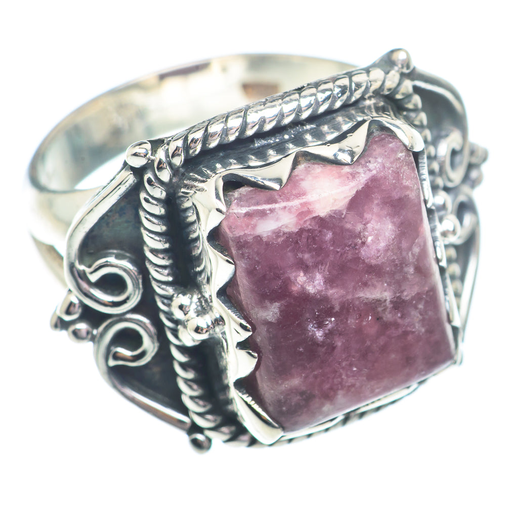 Lepidolite Rings handcrafted by Ana Silver Co - RING73637