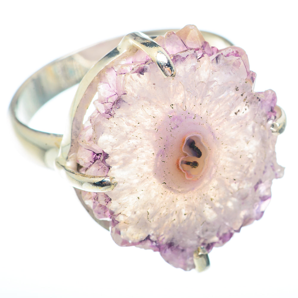 Amethyst Stalactite Rings handcrafted by Ana Silver Co - RING73643