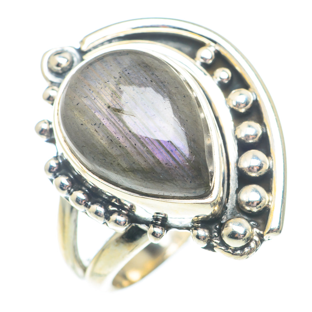Labradorite Rings handcrafted by Ana Silver Co - RING73644