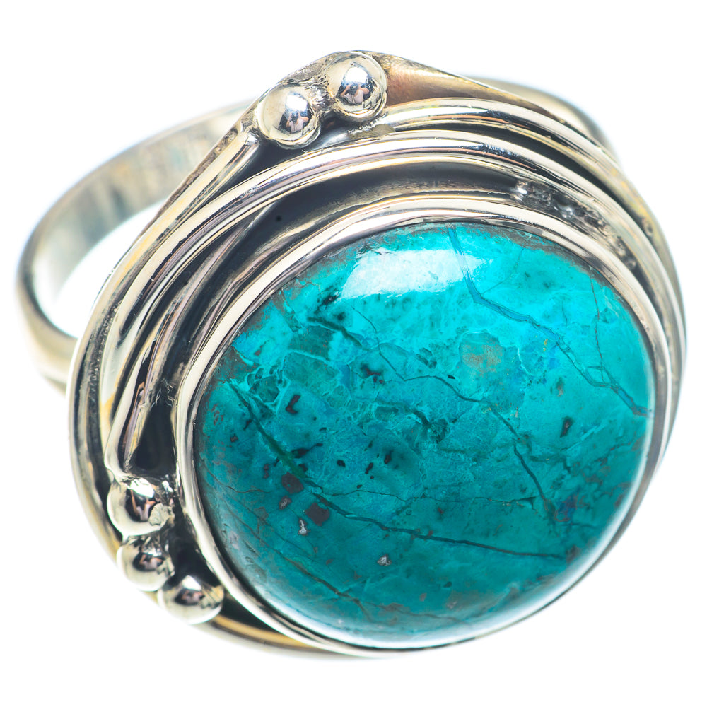 Chrysocolla Rings handcrafted by Ana Silver Co - RING73664