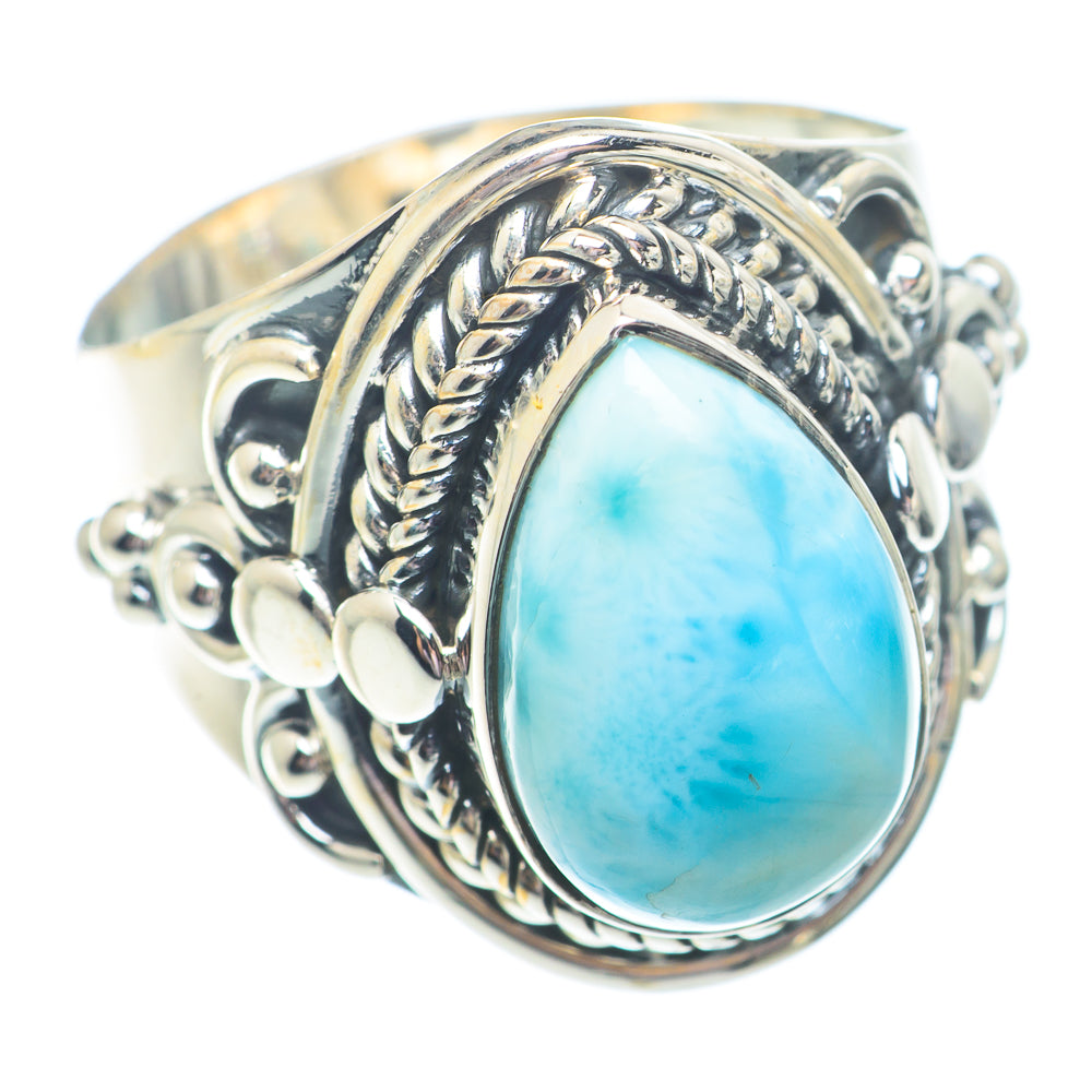 Larimar Rings handcrafted by Ana Silver Co - RING73711