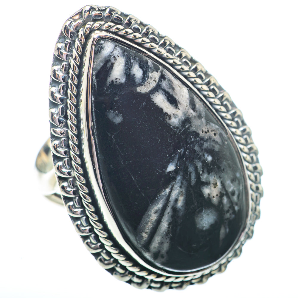 Chrysanthemum Stone Rings handcrafted by Ana Silver Co - RING73735