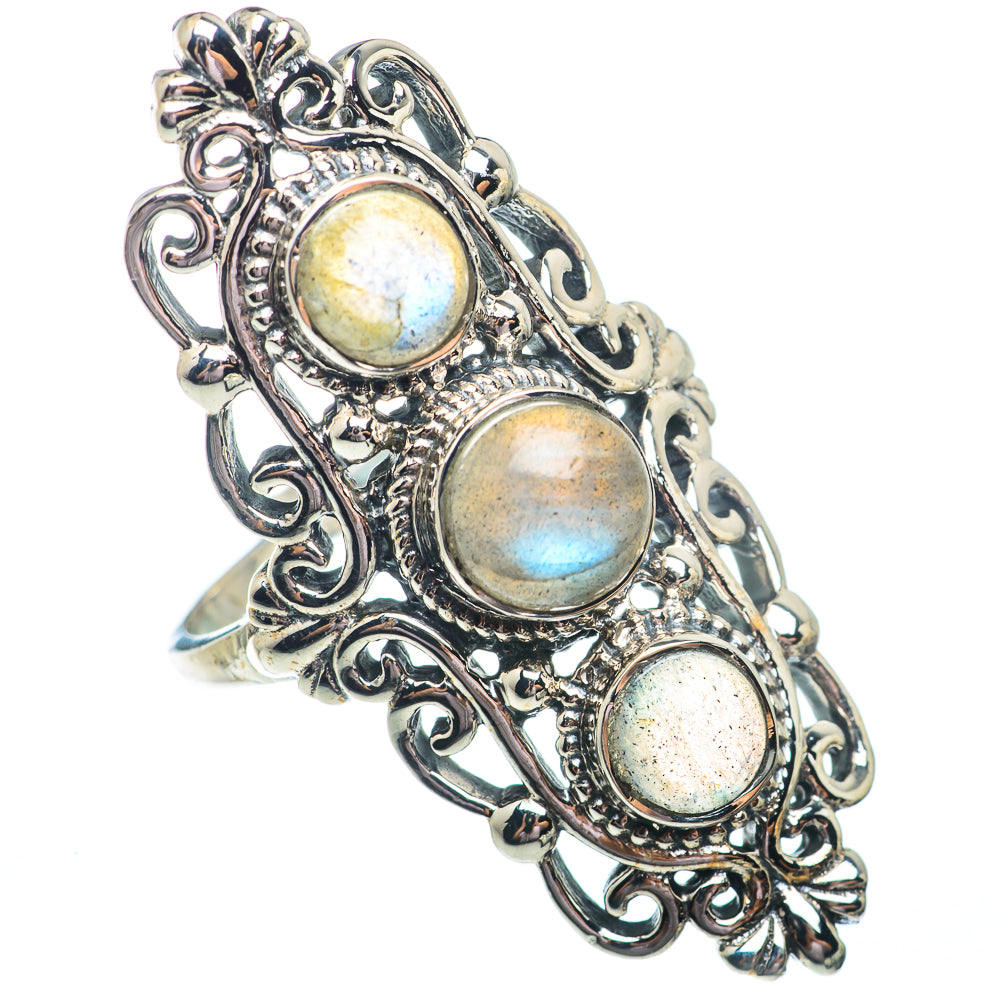 Labradorite Rings handcrafted by Ana Silver Co - RING73758