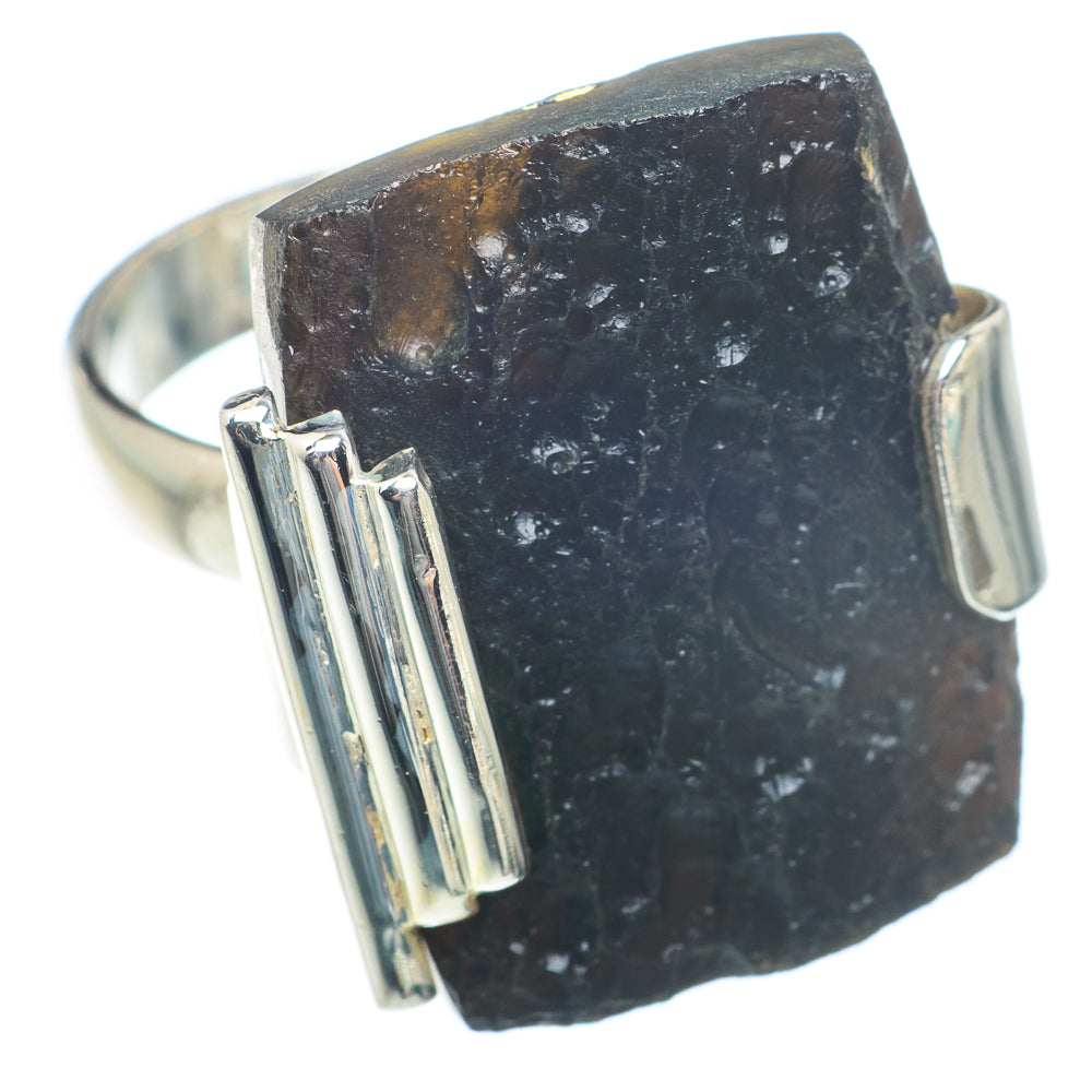 Tektite Rings handcrafted by Ana Silver Co - RING73804