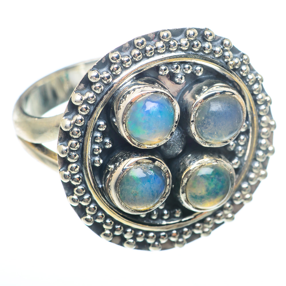 Ethiopian Opal Rings handcrafted by Ana Silver Co - RING73812