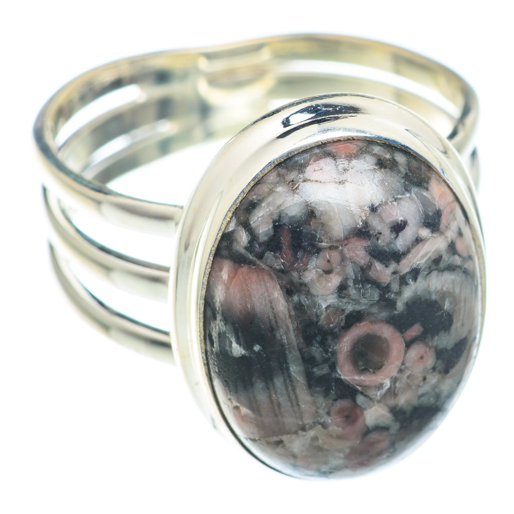 Crinoid Fossil Rings handcrafted by Ana Silver Co - RING73834