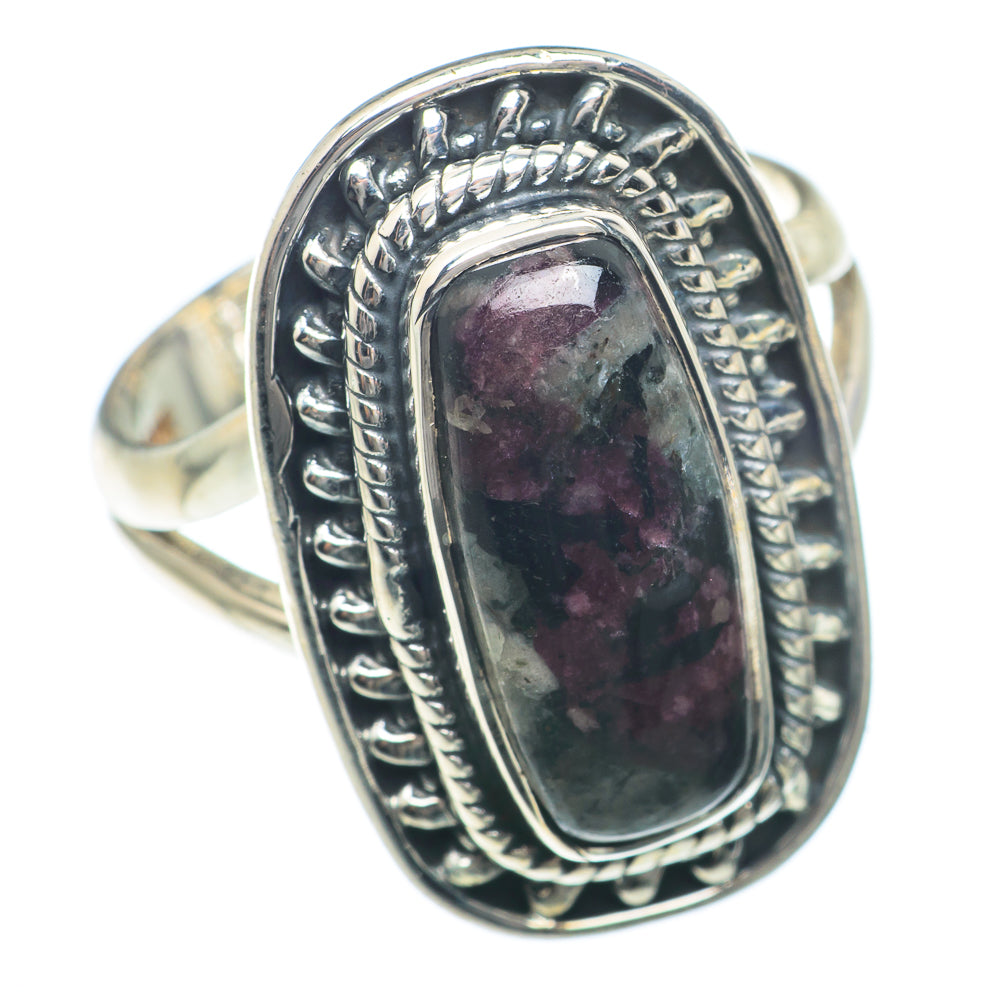 Russian Eudialyte Rings handcrafted by Ana Silver Co - RING73923