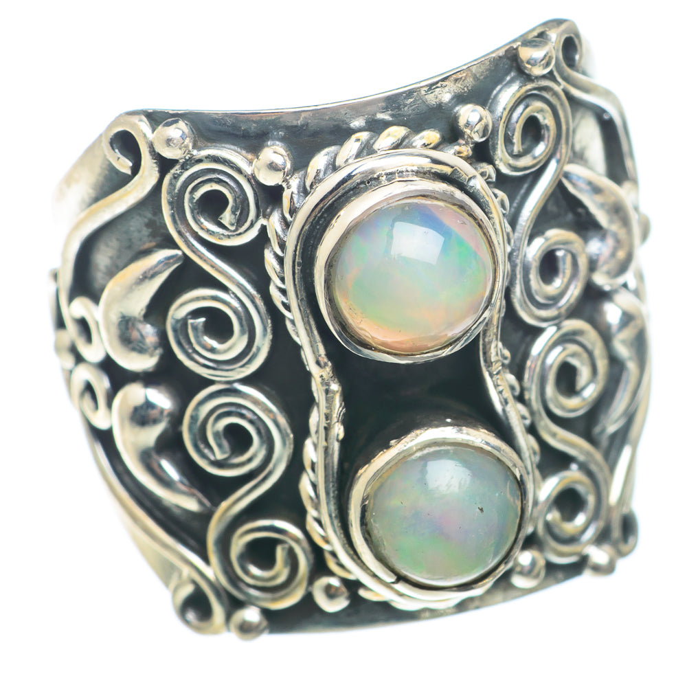 Ethiopian Opal Rings handcrafted by Ana Silver Co - RING73936