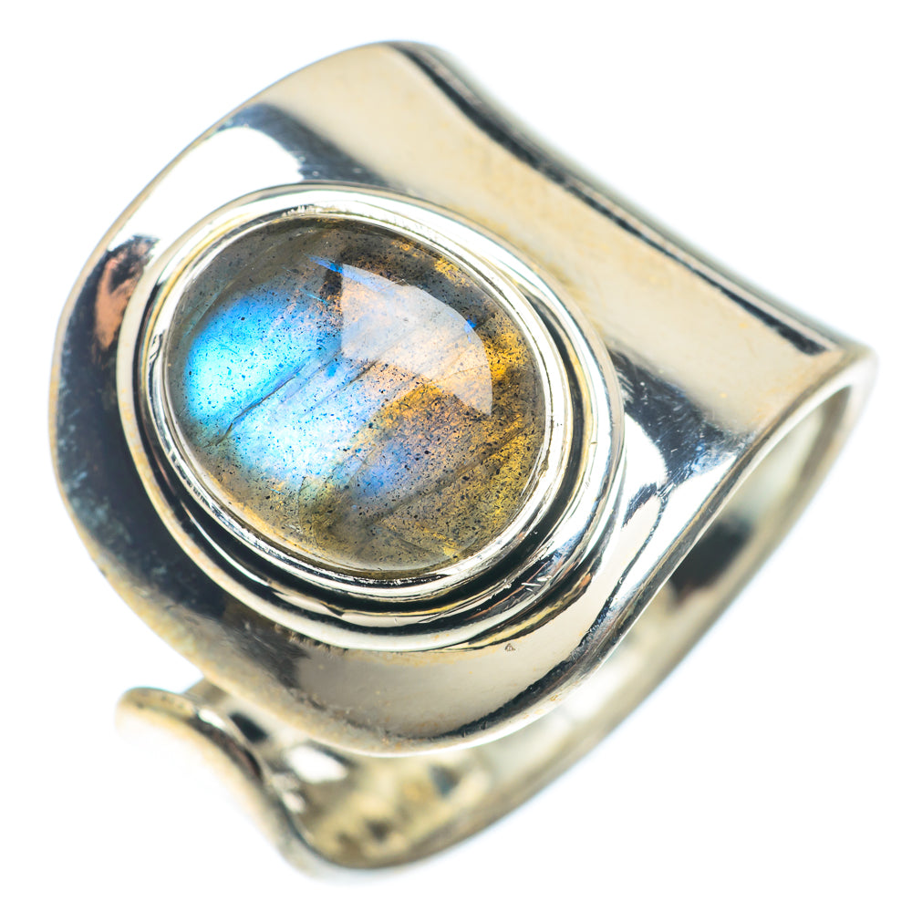 Labradorite Rings handcrafted by Ana Silver Co - RING73946
