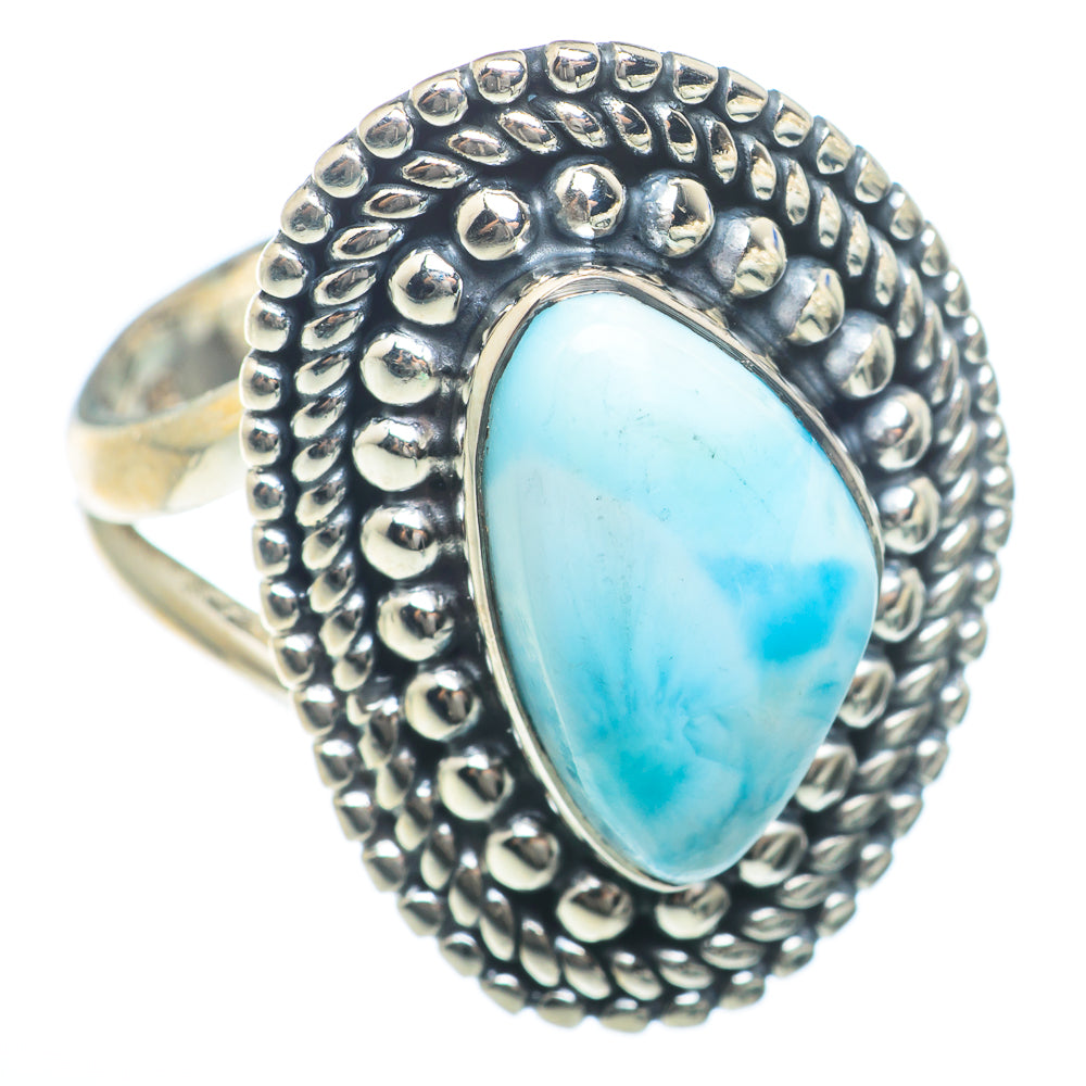Larimar Rings handcrafted by Ana Silver Co - RING74020