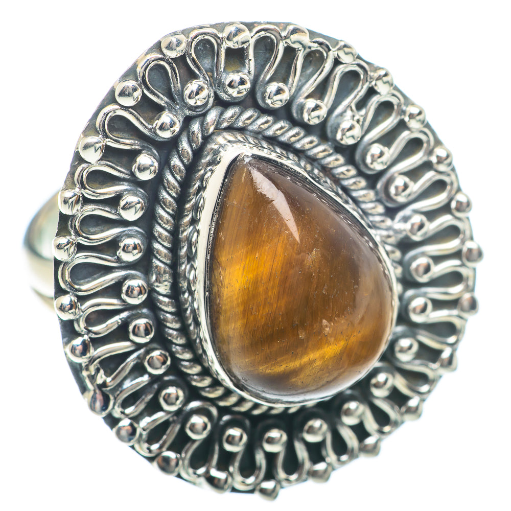 Tiger Eye Rings handcrafted by Ana Silver Co - RING74037
