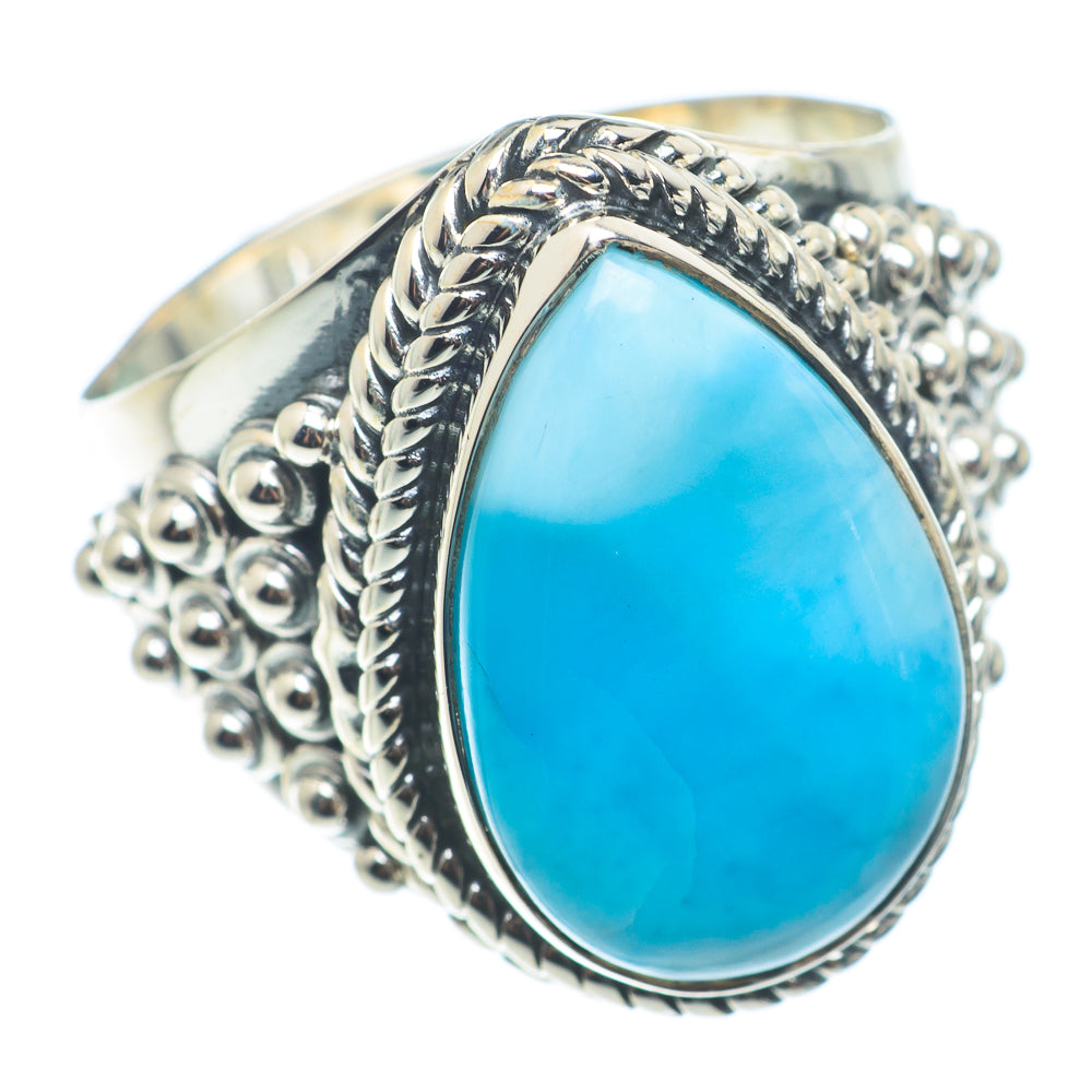 Larimar Rings handcrafted by Ana Silver Co - RING74100