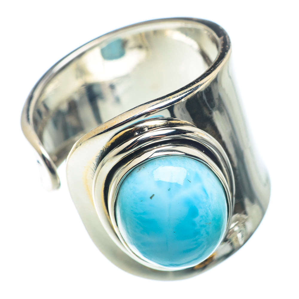 Larimar Rings handcrafted by Ana Silver Co - RING74102