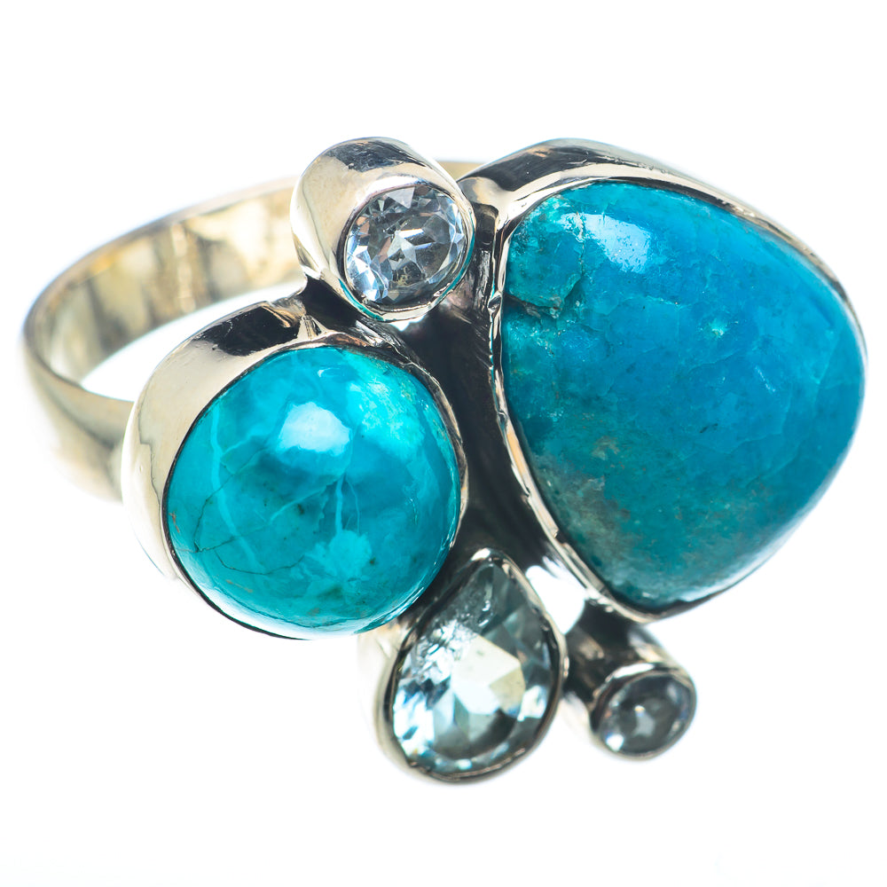 Chrysocolla Rings handcrafted by Ana Silver Co - RING74104