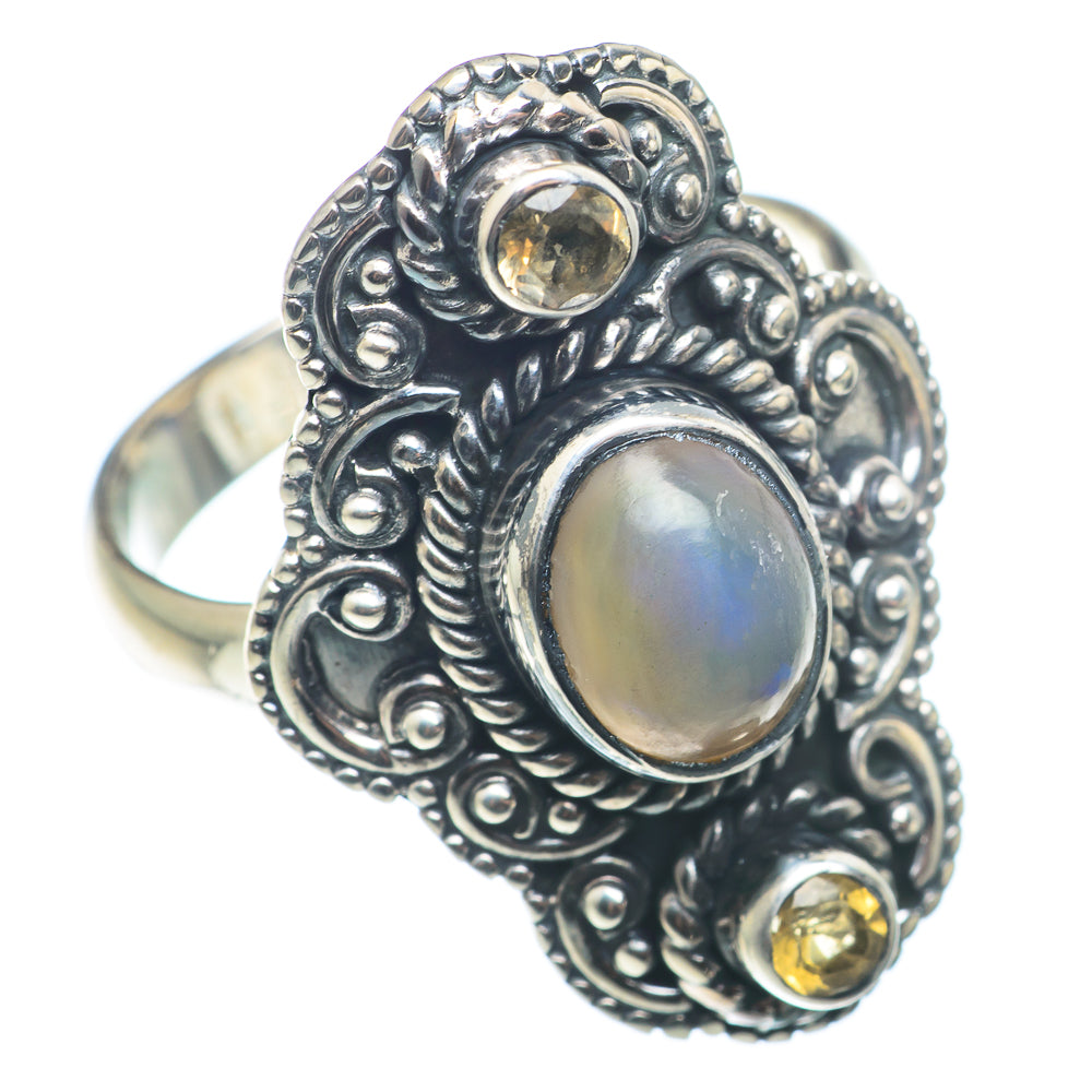 Ethiopian Opal Rings handcrafted by Ana Silver Co - RING74134