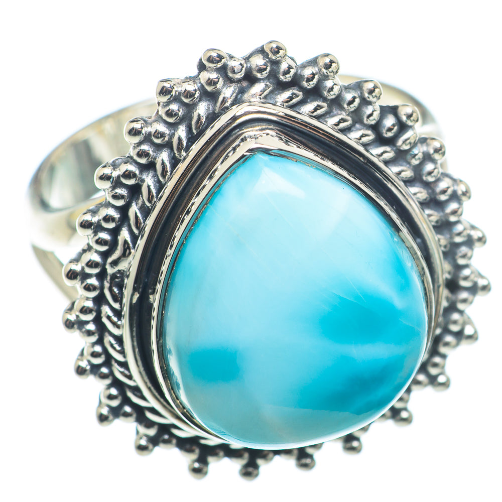 Larimar Rings handcrafted by Ana Silver Co - RING74226