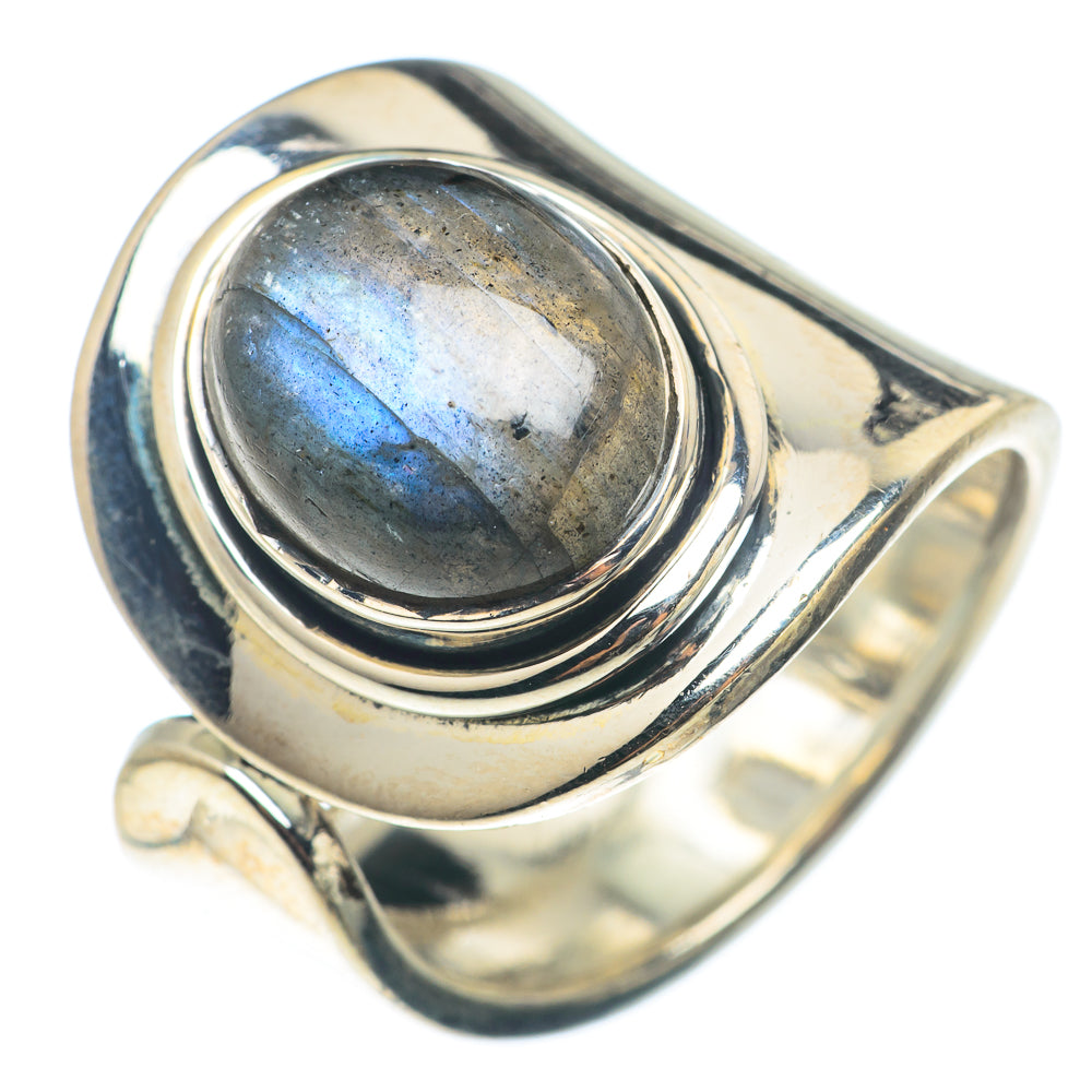 Labradorite Rings handcrafted by Ana Silver Co - RING74228