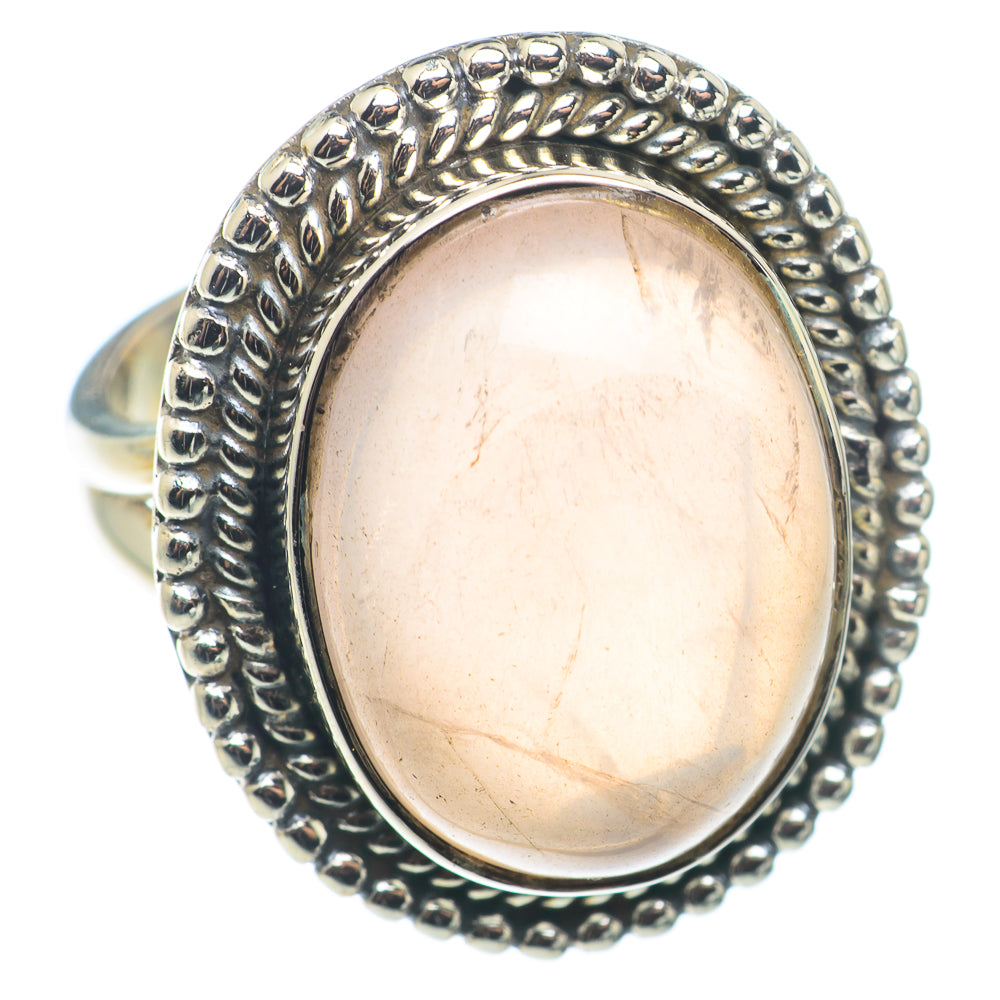 Rose Quartz Rings handcrafted by Ana Silver Co - RING74241