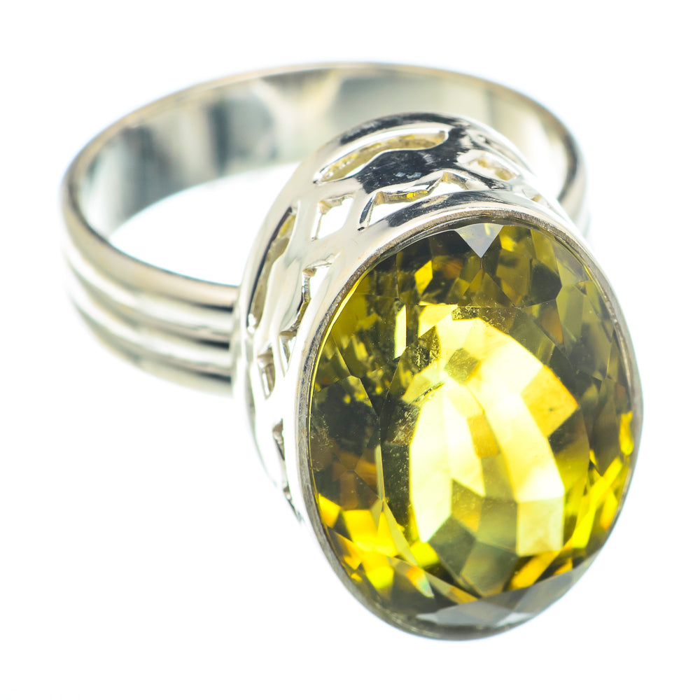 Olive Quartz Rings handcrafted by Ana Silver Co - RING74258