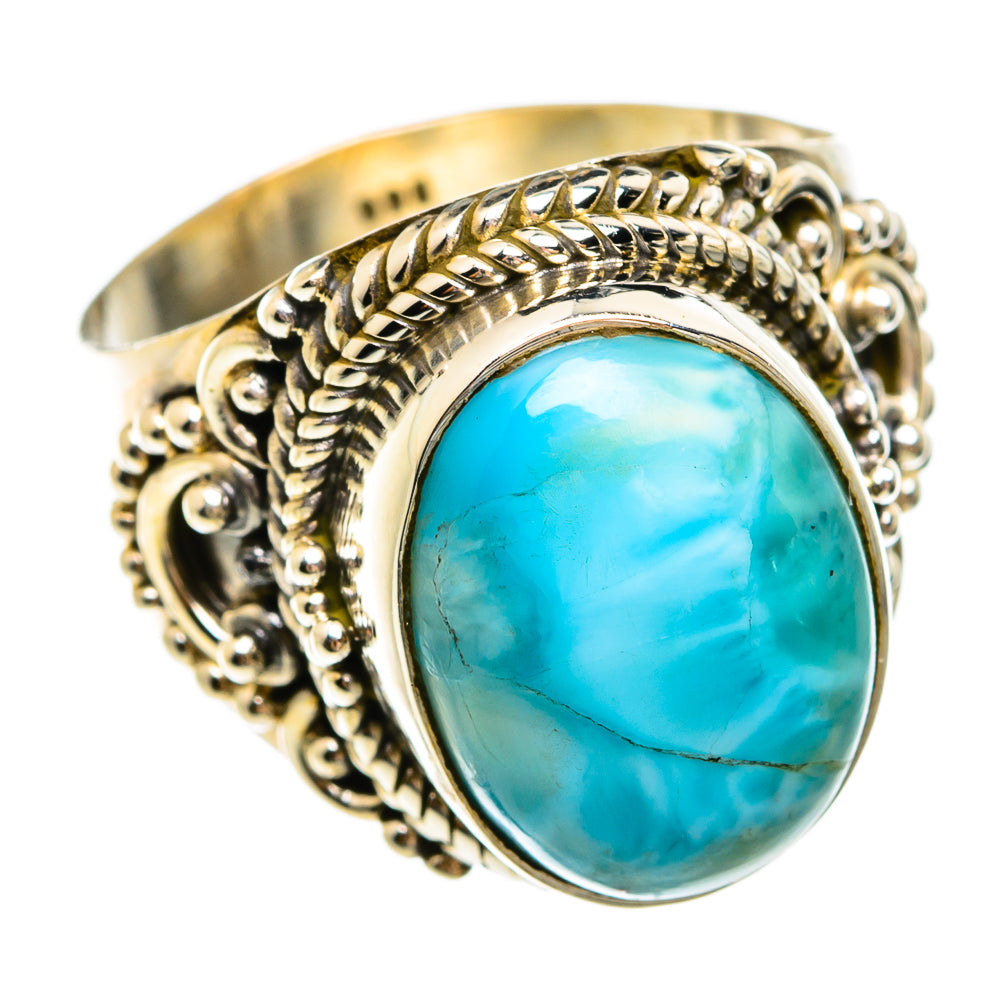 Larimar Rings handcrafted by Ana Silver Co - RING74414