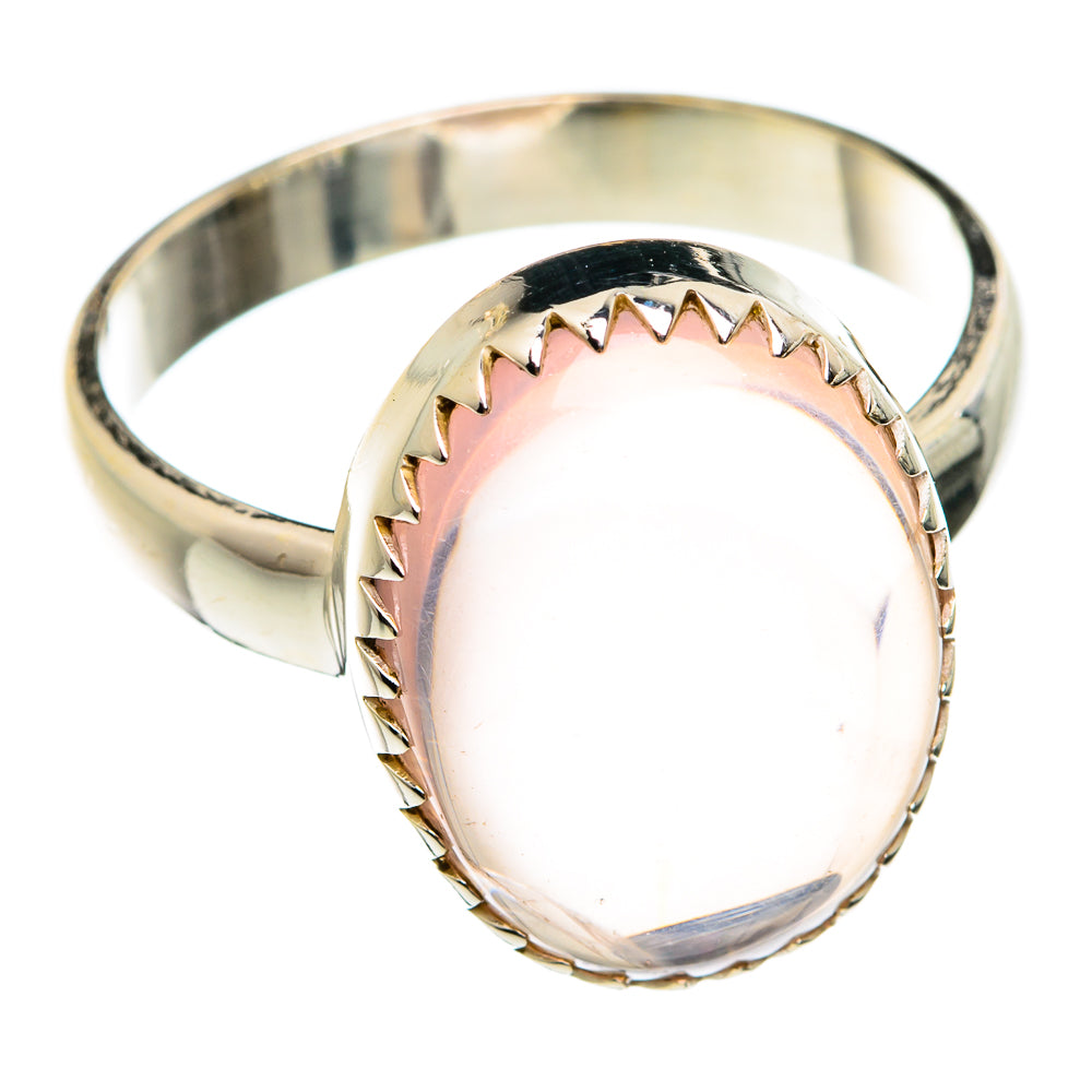 Rose Quartz Rings handcrafted by Ana Silver Co - RING74422
