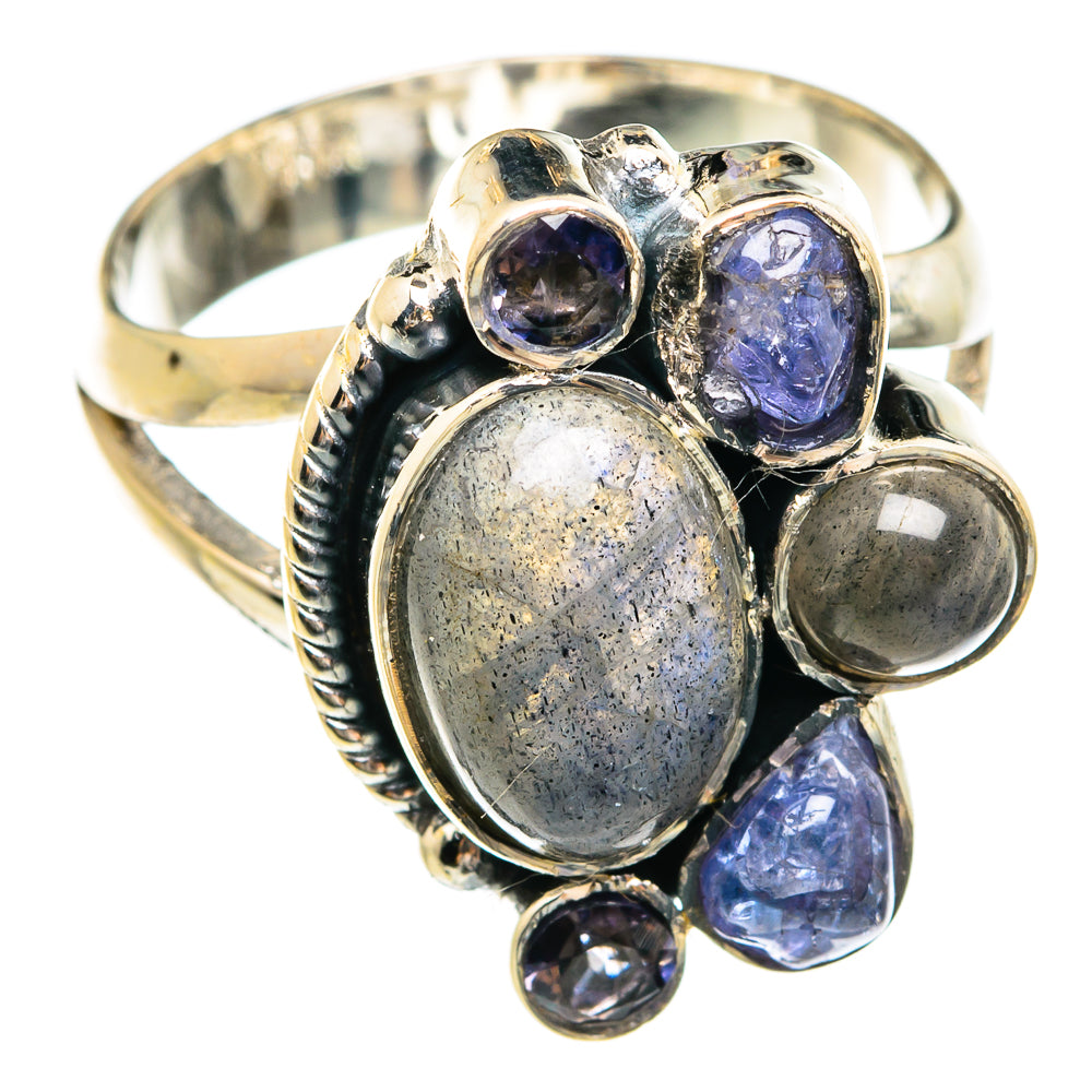 Labradorite Rings handcrafted by Ana Silver Co - RING74467